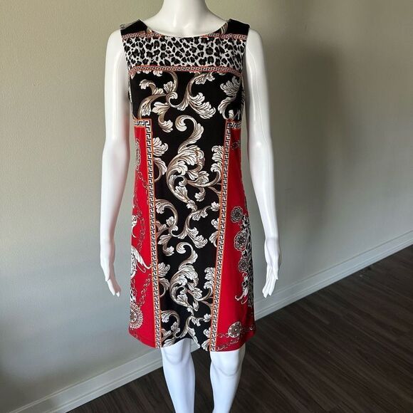 Y2K bold printed dress by AB Studio size small - Picture 7 of 10